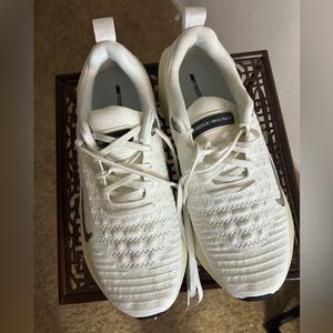 Nike White and Gray Infinity Run Shoes